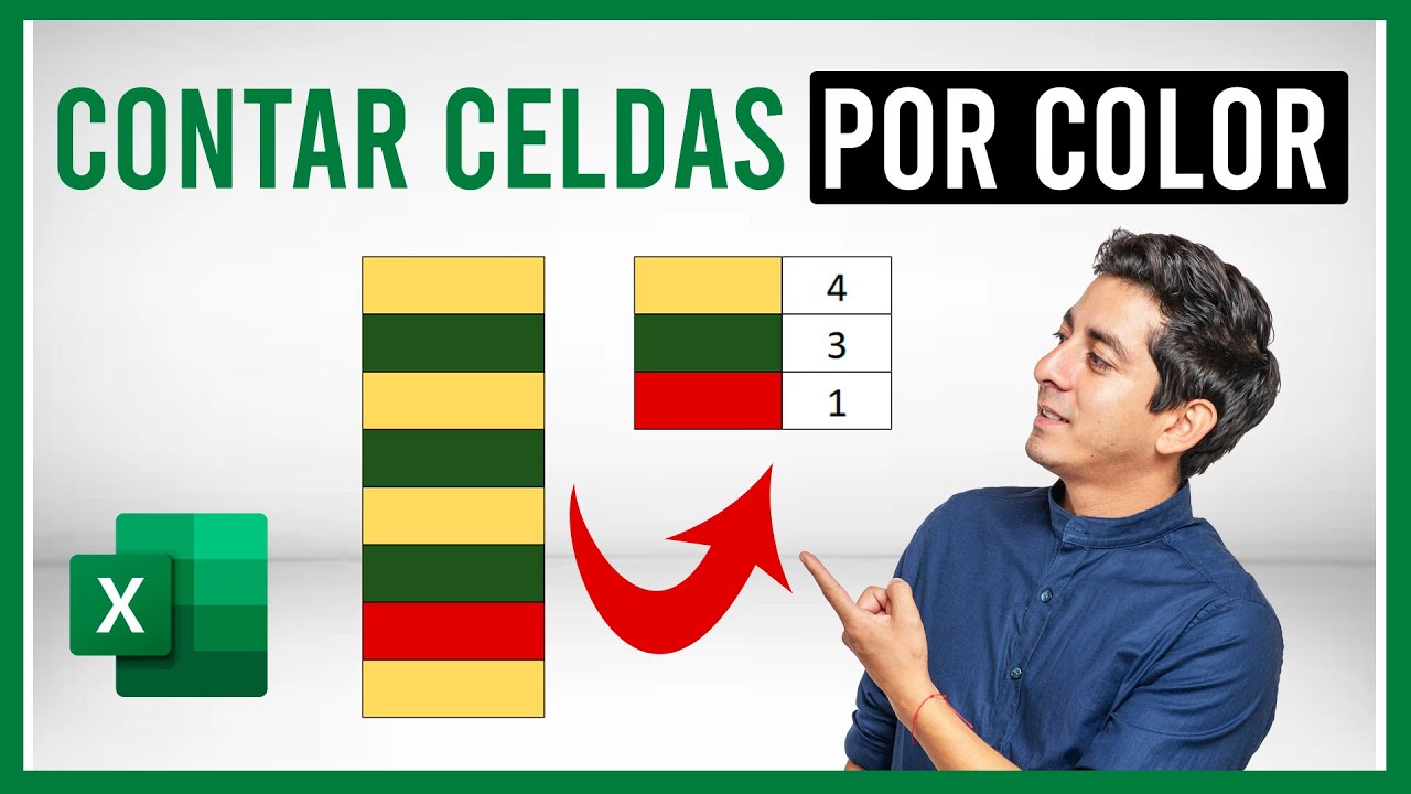 Como contar celdas por Color en Excel