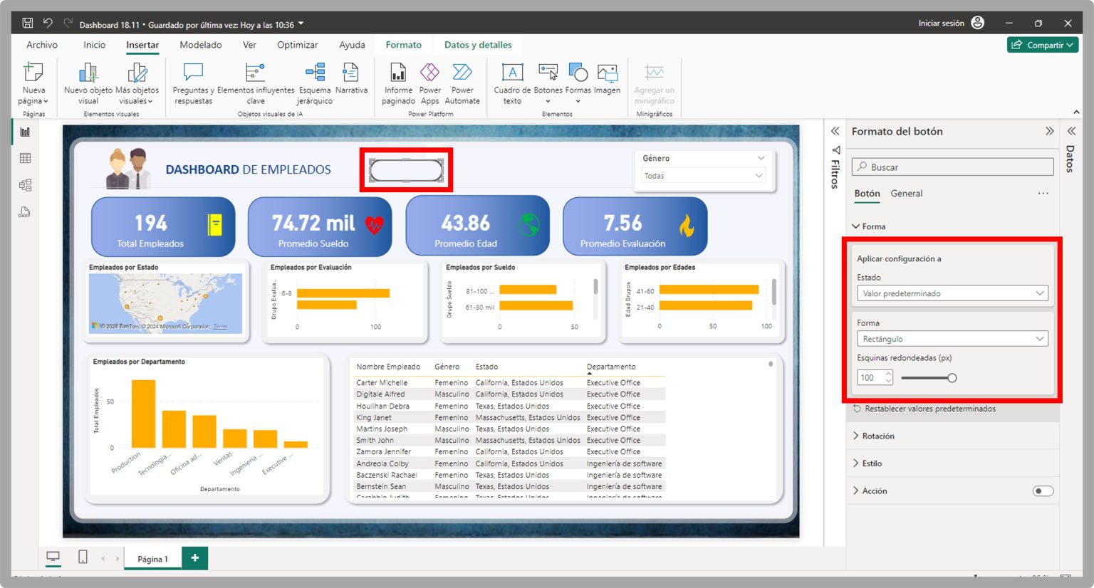 Cómo Crear y Configurar Botones en Power BI | Guía Paso a Paso
