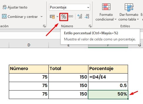 bibliotecario Melódico huella dactilar ▷ Cómo sacar Porcentajes en Excel: Cómo se calculan y grafican • El Tío  Tech 2023