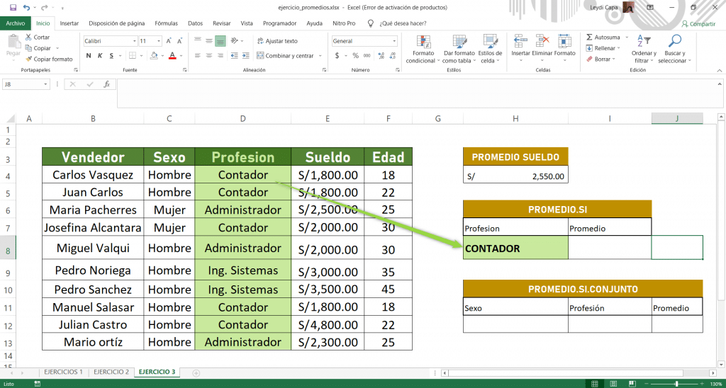 Encogimiento Saliente Terminal Cómo calcular el promedio (Con Ejemplos) en Excel | El Tío Tech 2022