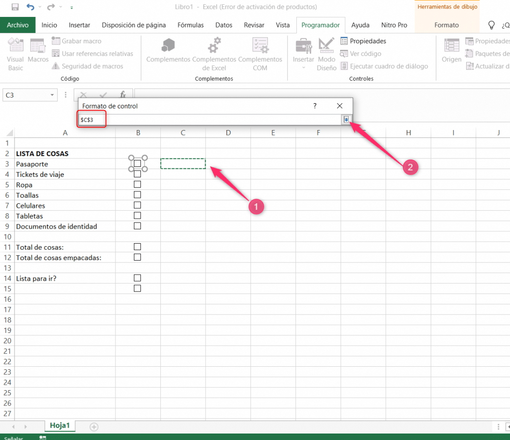 Cómo crear una lista de verificación en Excel como los profesionales. Checklist 