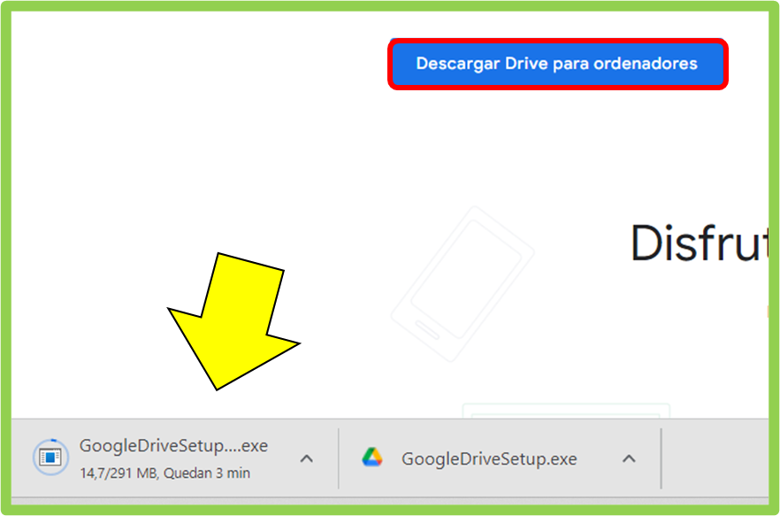 Descargar Google Drive en PC