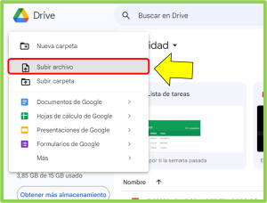 Como eliminar archivos y carpetas en Google Drive