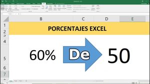 calcular porcentaje en Excel