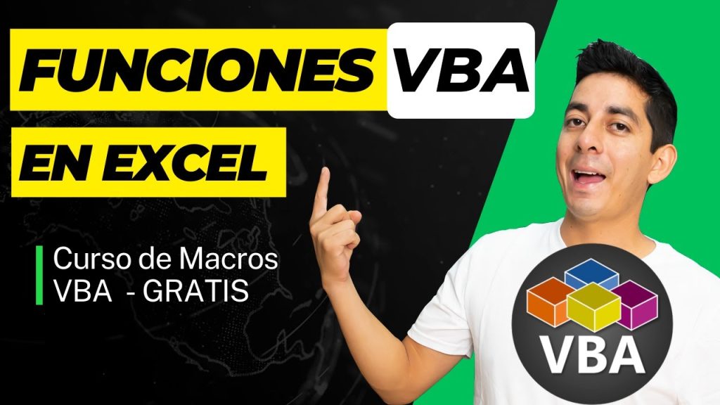 Como Usar las funciones VBA en Excel